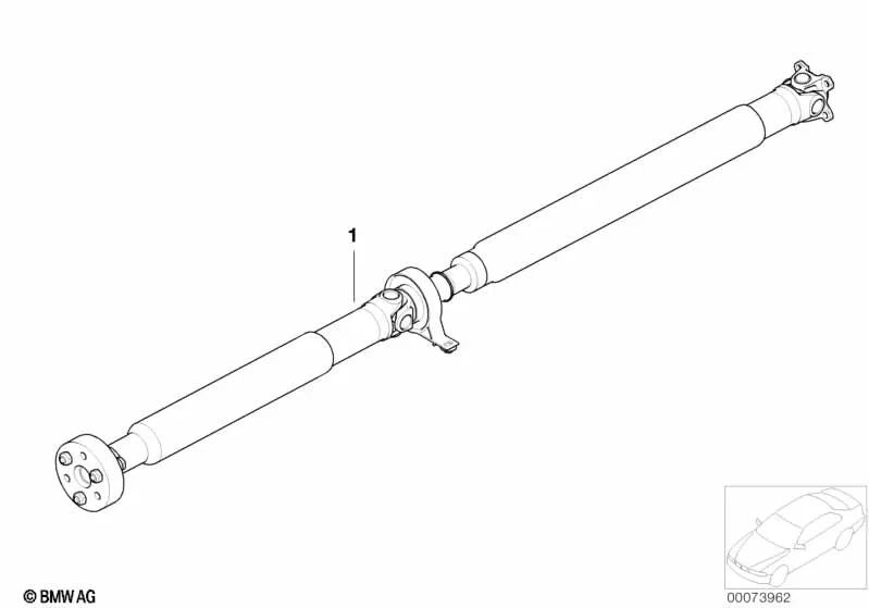 Eje de transmisión para BMW Serie 3 E46 (OEM 26111229564). Original BMW