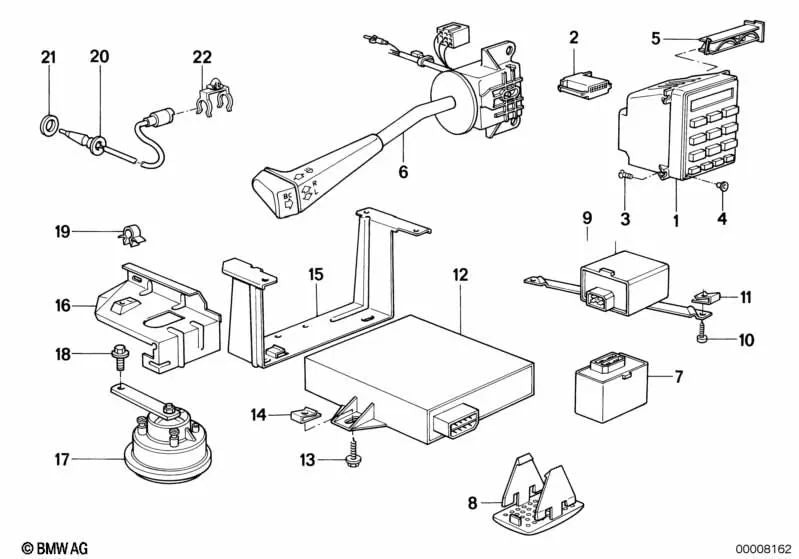 Codificador para BMW Serie 6 E24 (OEM 65811375020). Original BMW