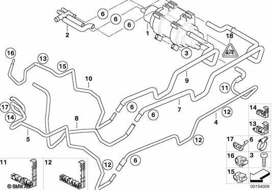 Timing part for BMW E53 (OEM 16126753364). Original BMW