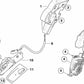 Cable de apertura para puerta trasera BMW X5 E70, X6 E71 (OEM 51227137107). Original BMW