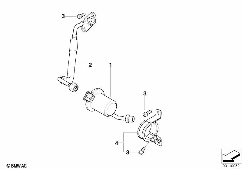 Screw for BMW E46 (OEM 07129902359). Original BMW