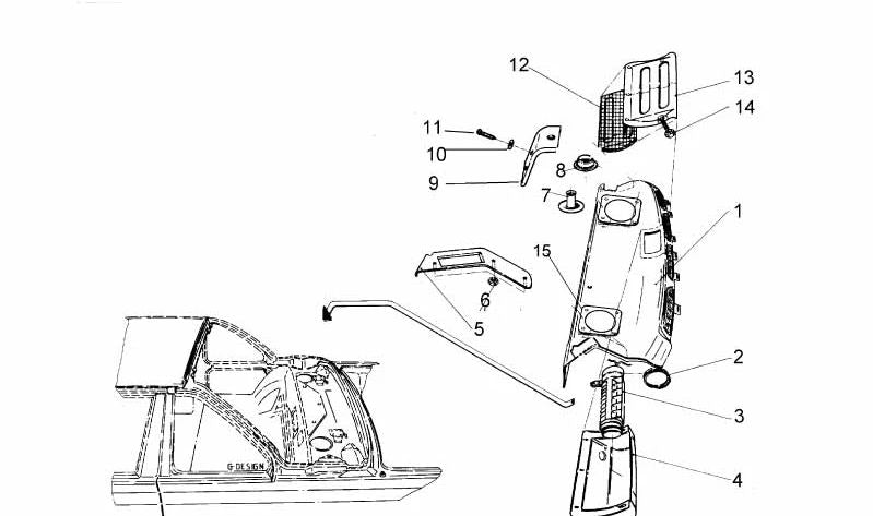 Ventilador para BMW Serie 3 E21, E30 (OEM 64110006625). Original BMW