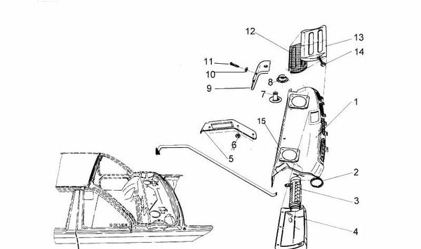 Ventilador para BMW Serie 3 E21, E30 (OEM 64110006625). Original BMW