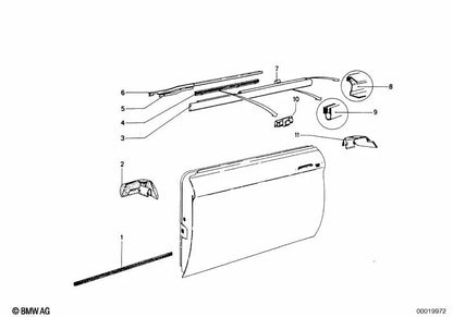 Abrazadera para BMW Serie 3 E46, F30 (OEM 51211819328). Original BMW