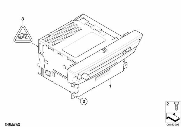 Carcasa de Fibra Óptica para BMW E60, E60N, E61, E61N, E63, E63N, E64, E64N (OEM 61138387216). Original BMW.