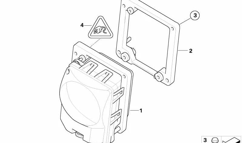 Support for BMW 7 Series E65, E66 (OEM 66316901277). Genuine BMW