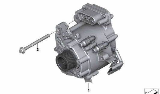 Starter motor-generator OEM 12317649390 for BMW F45, I12, I15. Original BMW.