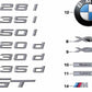 Emblema lateral derecho OEM 51147224616 para BMW E90, E91, F07, F10, F11, F12, F13. Original BMW.