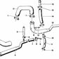 Hose for BMW 5 Series E12 (OEM 11531254681). Original BMW