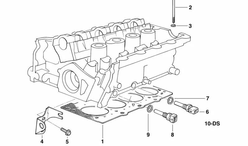 Emisor de Termómetro de Distancia para BMW E36, E34, E32, E38, E31 (OEM 12621710535). Original BMW