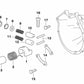 Perno de Bloqueo para BMW Serie 1 E87, Serie 3 E36, E46, Serie 5 E34, E39 (OEM 23311228392). Original BMW