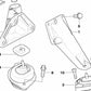 Linke Motorhalterung für BMW X3 E83 (OEM 22113421295). Original BMW