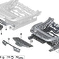 Soporte extintor derecho para BMW Serie 2 G42, G87, Serie 3 G20, G21, G80, G81, Serie 4 G22, G23, G26, G82, G83, Serie 5 F90N, Serie 8 F91, F92, F93, G14, G15, G16, X3 F97, G01, G08, X4 F98, G02 (OEM 52109484098). Original BMW