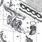 Tubo de admisión turbocompresor OEM 11655A023A3 para BMW F52, F45, F46, F48, F49, F39 y MINI F55, F56, F57, F54, F60. Original BMW y MINI.