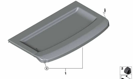 Shelf for BMW 2 Series F45 (OEM 51467395176). Genuine BMW