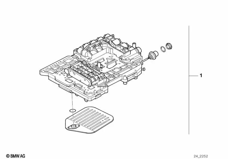 Unidad de Control para BMW E34, E32 (OEM 24341422937). Original BMW