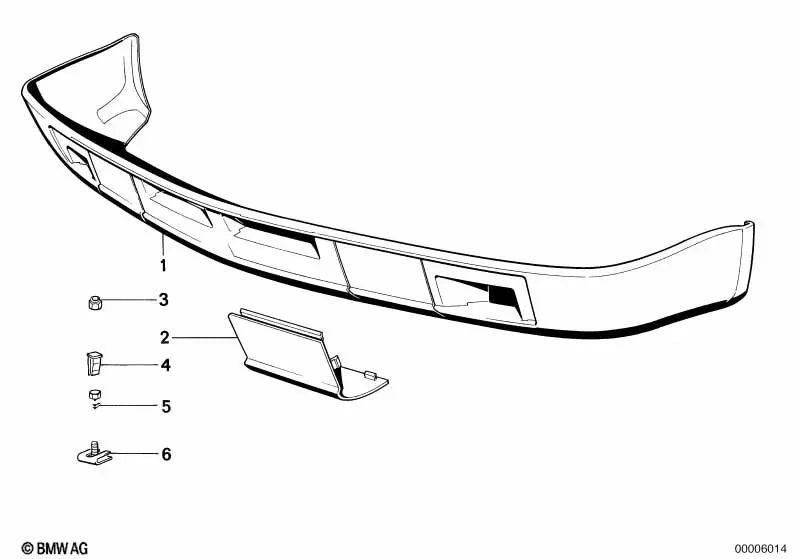 Primed left cover for BMW 5 Series E28 (OEM 51711919943). Original BMW