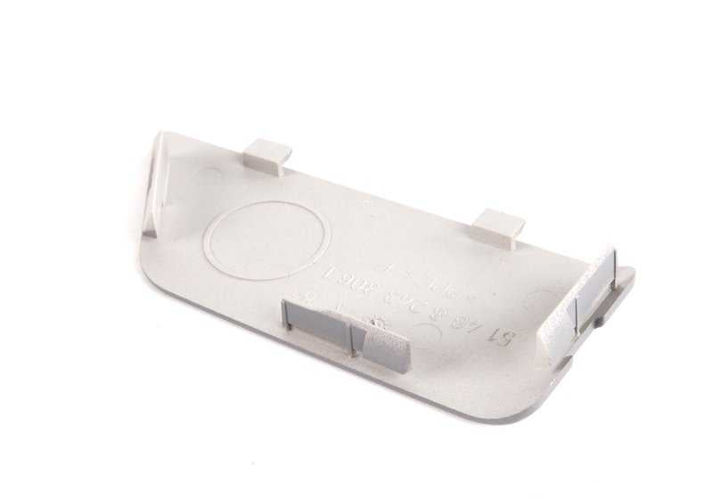 Cubierta de seguridad infantil derecha para BMW Serie 3 E46 (OEM 51468243670). Original BMW