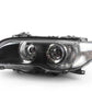 Faro delantero izquierdo, intermitente blanco para BMW Serie 3 E46 (OEM 63127165907). Original BMW