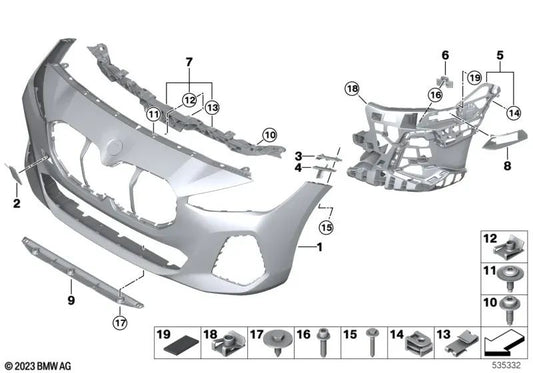 Right bracket for BMW U06 (OEM 51118080218). Original BMW