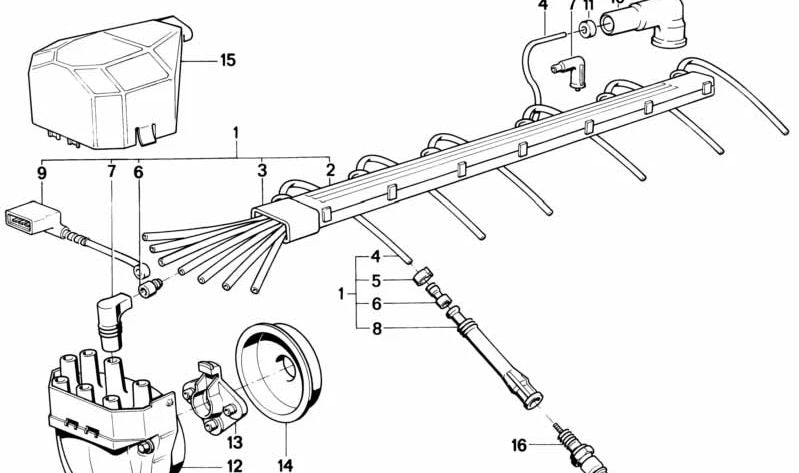 Sensor de Impulso para BMW E34, E24, E32 (OEM 12121722571). Original BMW.