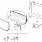 Left bracket for BMW 3 Series E30 (OEM 63171386039). Original BMW