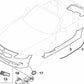 Junta derecha OEM 51717125692 para BMW Z4 (E85, E86). Original BMW.