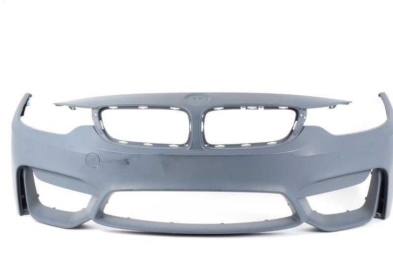 Cubierta de parachoques imprimada delantera para BMW Serie 3 F80, Serie 4 F82 (OEM 51118058822). Original BMW