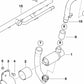 Rohrschelle für BMW 3er E46, 5er E60 E61N, 6er E63 E64, X5 G05, X6 G06, X7 G07, Z4 E85 E86 (OEM 13417831794). Original BMW