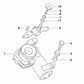 Tapa de eje del limpiaparabrisas para BMW Serie 5 E39, X5 E53 (OEM 61627113603). Original BMW