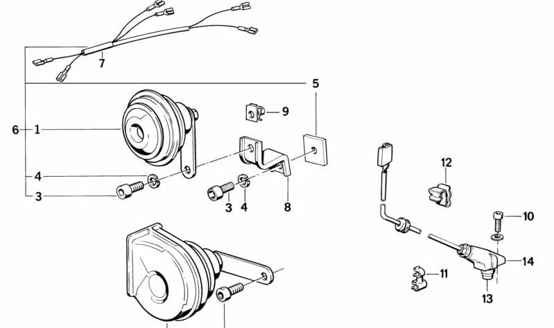 Vis de cylindre OEM 0711919759 pour BMW E28, E34, E24, E32, E38. BMW d'origine.