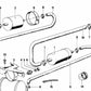 Tubo de combustible OEM 16121180399 para BMW E21, E30, E12, E28, E24, E23. Original BMW.