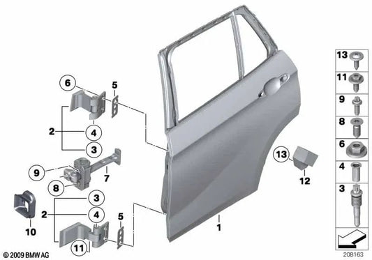 Dichtung Türbremse hinten para BMW E84 (OEM 51222990998). Original BMW