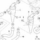 Manguito de retorno OEM 11151406900 para BMW E39, E52. Original BMW.