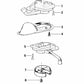 Griffschale para BMW Serie 3 E36 (OEM 54128144170). Original BMW