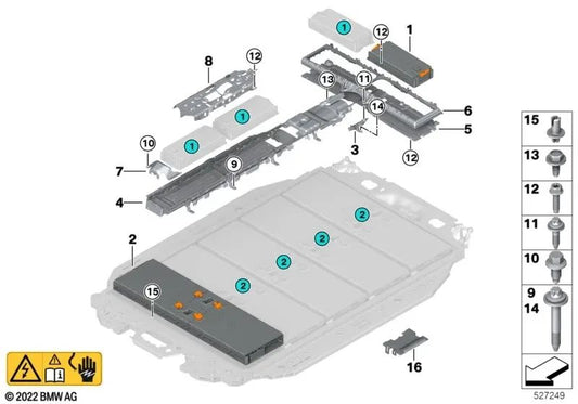 Funda de protección para BMW Serie 7 G70 (OEM 61278850096). Original BMW.