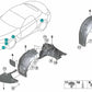 Cubierta inferior izquierda para BMW Z4 G29 (OEM 51757441887). Original BMW