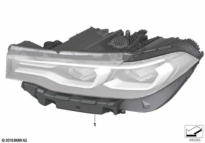 Faro LED AHL izquierdo para BMW G07, G07N (OEM 63117933319). Original BMW