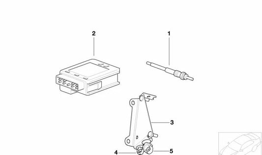 Soporte de Cableado para BMW E81, E82, E87N, E88, E90, E91, E92, E93, F30, F31, F34, F32, F33, F36, F07, F10, F11, F06, F12, F13, F01N, F02N, X1 E84, X3 E83, F25, X4 F26, X5 F15, X6 F16 (OEM 13532245954). Original BMW