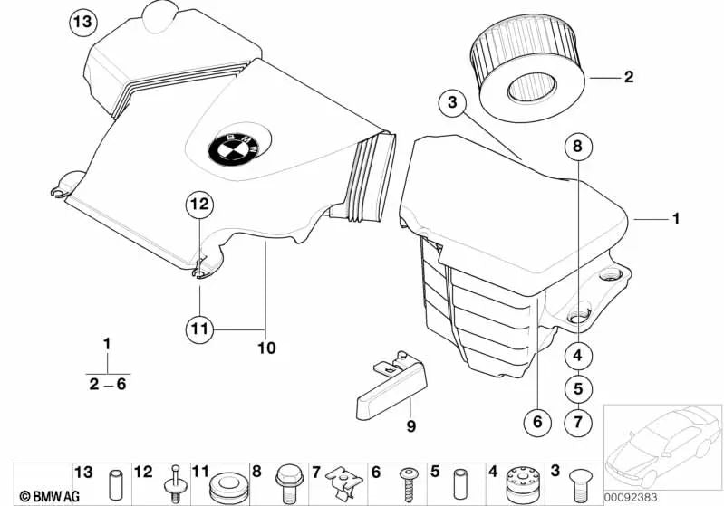 Jaula Prestol para BMW Serie 1 E81, E82, E87N, E88, F20, F20N, F21, F21N, F40, Serie 2 F22, F22N, F23, F23N, F44, F45N, F46N, F87, F87N, U06, Serie 3 E46, E90, E90N, E91, E91N, E92, E92N, E93, E93N, F30, F30N, F31, F31N, F34, F34N, Serie 4 F32N, F33N, F36