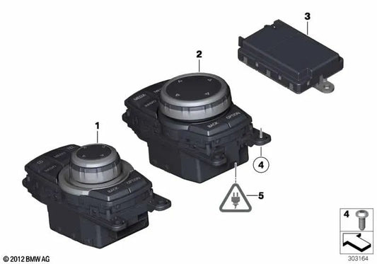 Controlador táctil para BMW Serie 6 F06N, F12N, F13N (OEM 65829490071). Original BMW