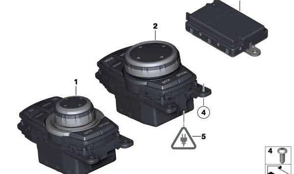 Controlador táctil para BMW F06, F12, F13 (OEM 65829350734). Original BMW