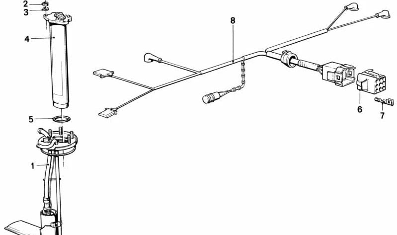 Anillo de Sellado para BMW E21, E30, E12, E28, E24, E23 (OEM 16121150391). Original BMW