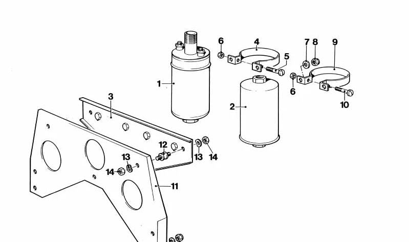 Bomba de Combustible para BMW M1, M3 E30 (OEM 16122160628). Original BMW