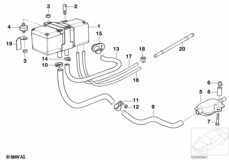 Spring for BMW 5 Series E34, 7 Series E32 (OEM 64128390715). Genuine BMW