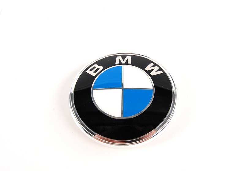 Emblema trasero OEM 51141872328 para BMW E21, E23. Original BMW.