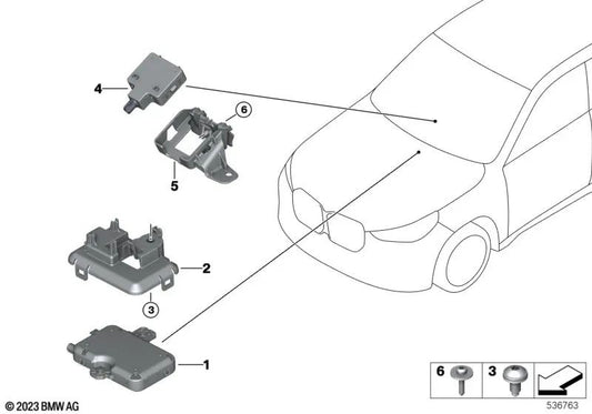 Kombinierte Blechschraube für BMW G42, G87, U06, G20, G21, G28, G80, G81, G22, G23, G26, G82, G83, F90, G30, G31, G38, G60, G32, G11, G12, G70, F91, F92, F93, G14, G15, G16, I20, U11, U12, F97, G01, G08, F98, G02, F95, G05, G18, F96, G06, G07, G09, G29