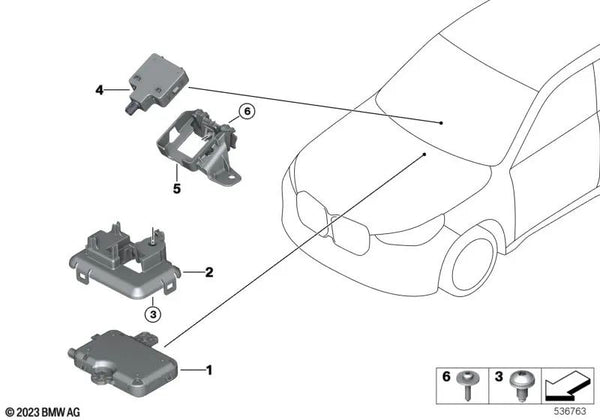 Tornillo de chapa combinada para BMW G42, G87, U06, G20, G21, G28, G80, G81, G22, G23, G26, G82, G83, F90, G30, G31, G38, G60, G32, G11, G12, G70, F91, F92, F93, G14, G15, G16, I20, U11, U12, F97, G01, G08, F98, G02, F95, G05, G18, F96, G06, G07, G09, G29