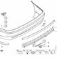 Primed Rear Bumper Trim for BMW 3 Series E46 (OEM 51122492223). Original BMW