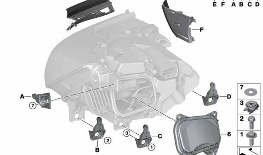 Empaque para BMW i3 (I01, I01N) (OEM 51007434211). Original BMW